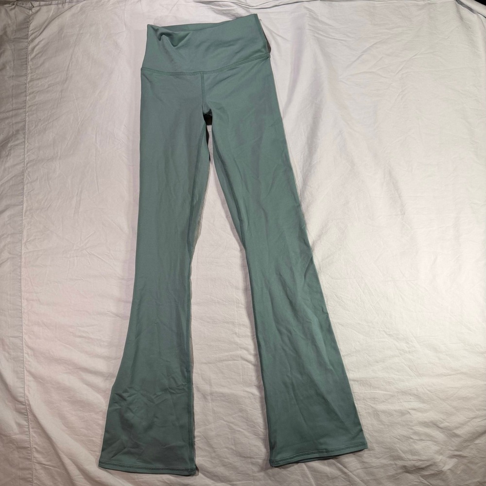 Jo+Jax Youth Large 12 Sage Green Flare Leggings Dance‎ Activewear Pants